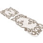 Mijölnir Juego de alfombras de baño beige y blanco